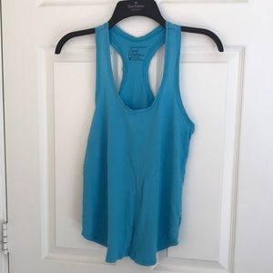 American Eagle Outfitters Cyan Blue Tank Top, Sise Xs